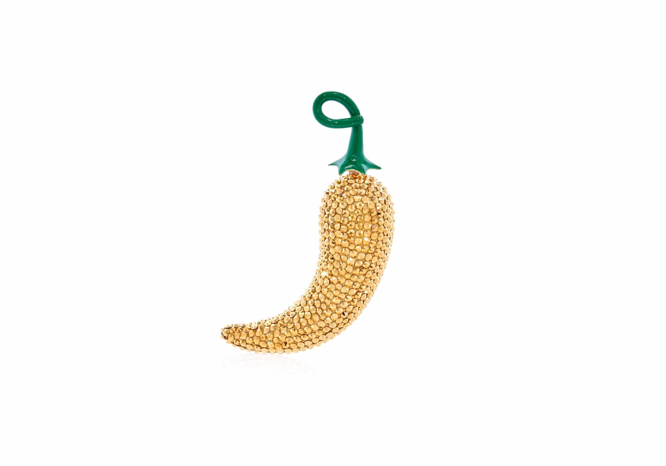 Judith Leiber Chili Pepper Pillbox Serrano - Judith Leiber Crystal Clutch - Luxury Evening Bag - Shop at Luxury Shoes Judith Leiber Chili Pepper Pillbox Serrano - Judith Leiber Crystal Clutch - Luxury Evening Bag - Shop at Luxury Shoes