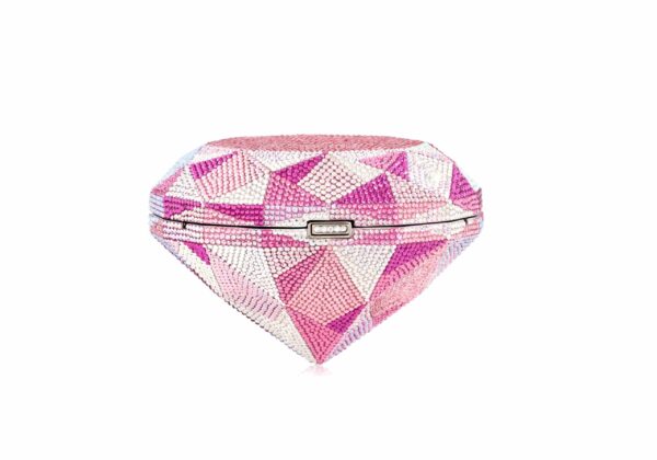 Judith Leiber Diamond Pink - Judith Leiber Crystal Clutch - Luxury Evening Bag - Shop at Luxury Shoes 