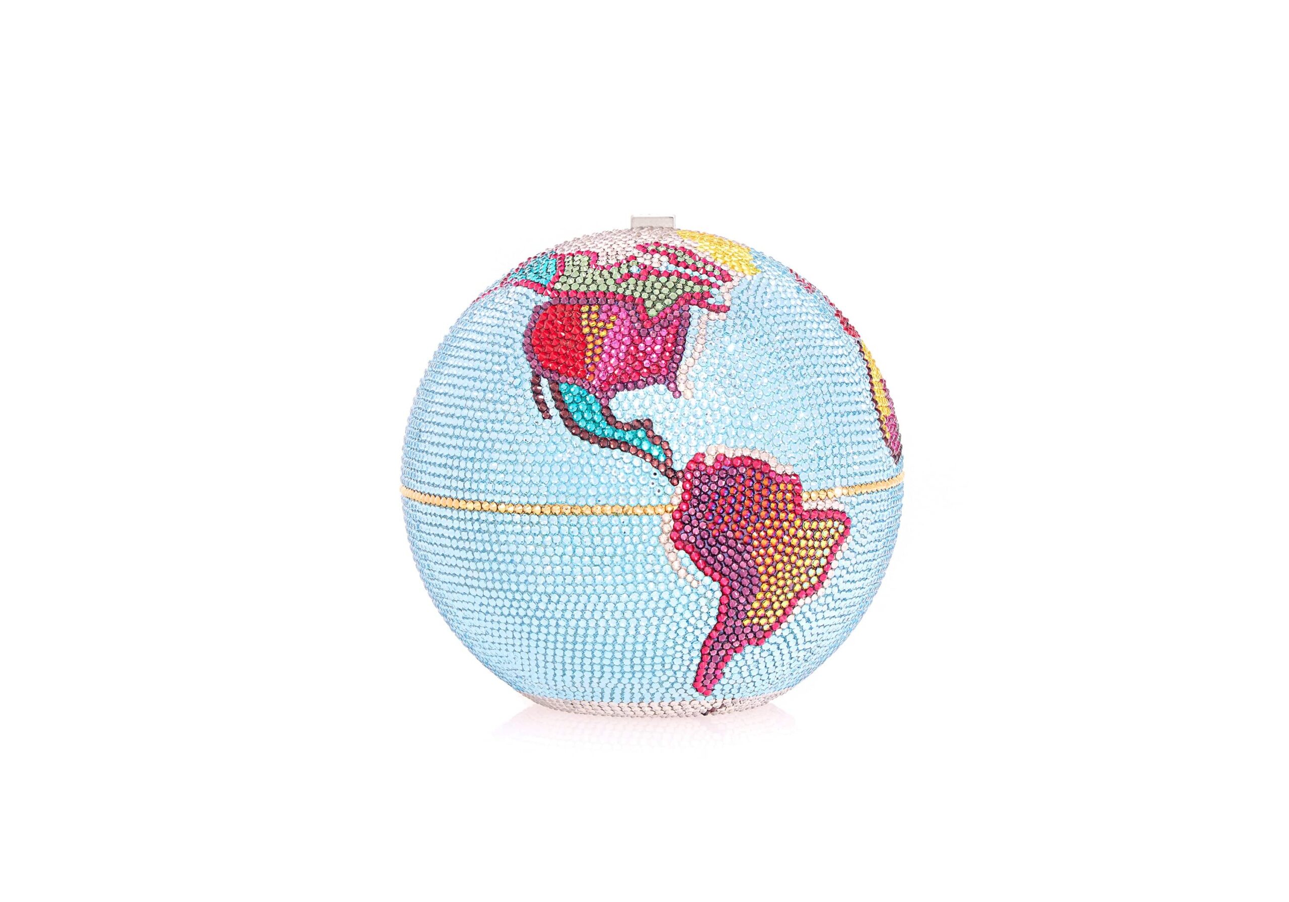Judith Leiber Globe Hayden Planetarium Blue - Judith Leiber Crystal Clutch - Luxury Evening Bag - Shop at Luxury Shoes Judith Leiber Globe Hayden Planetarium Blue - Judith Leiber Crystal Clutch - Luxury Evening Bag - Shop at Luxury Shoes