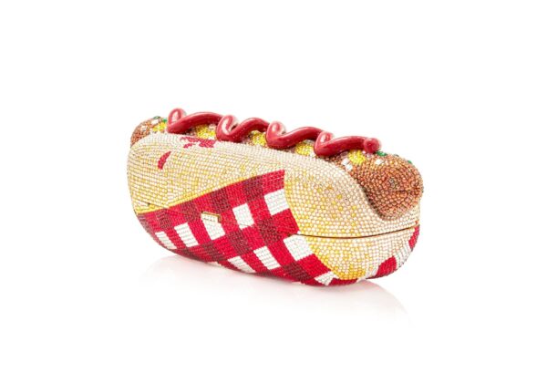 Judith Leiber Hot Dog Handbag - Judith Leiber Crystal Clutch - Luxury Evening Bag - Shop at Luxury Shoes 