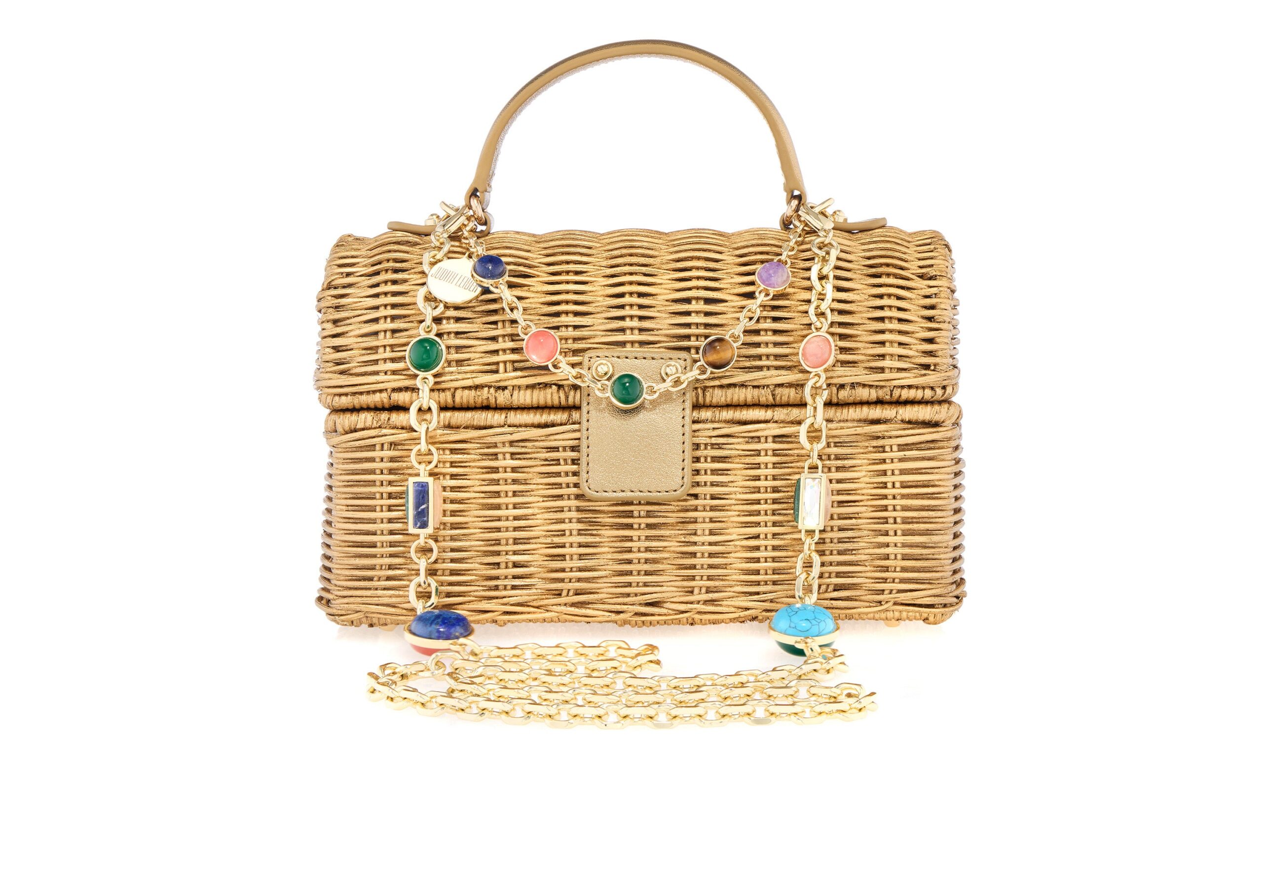 Judith Leiber Isla Wicker Basket Champagne - Judith Leiber Crystal Clutch - Luxury Evening Bag - Shop at Luxury Shoes Judith Leiber Isla Wicker Basket Champagne - Judith Leiber Crystal Clutch - Luxury Evening Bag - Shop at Luxury Shoes