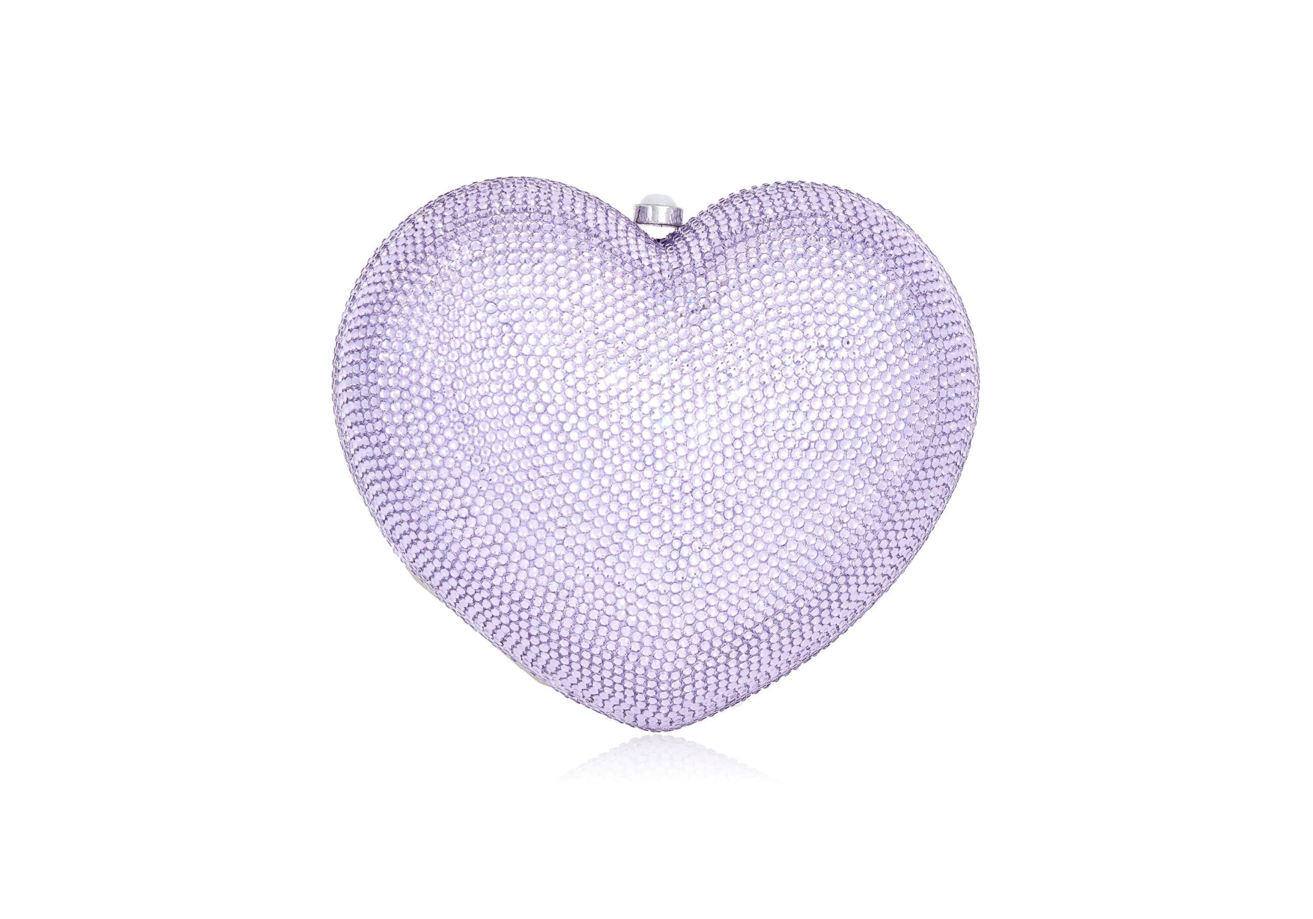 Judith Leiber L'Amour Petit Coeur Violet - Judith Leiber Crystal Clutch - Luxury Evening Bag - Shop at Luxury Shoes Judith Leiber L'Amour Petit Coeur Violet - Judith Leiber Crystal Clutch - Luxury Evening Bag - Shop at Luxury Shoes
