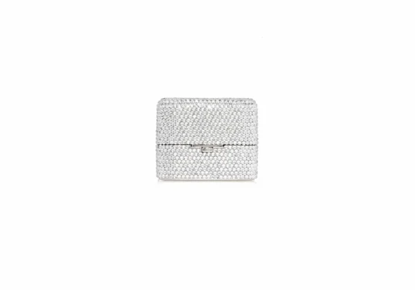 Judith Leiber Miniature Box Say Yes - Judith Leiber Crystal Clutch - Luxury Evening Bag - Shop at Luxury Shoes 