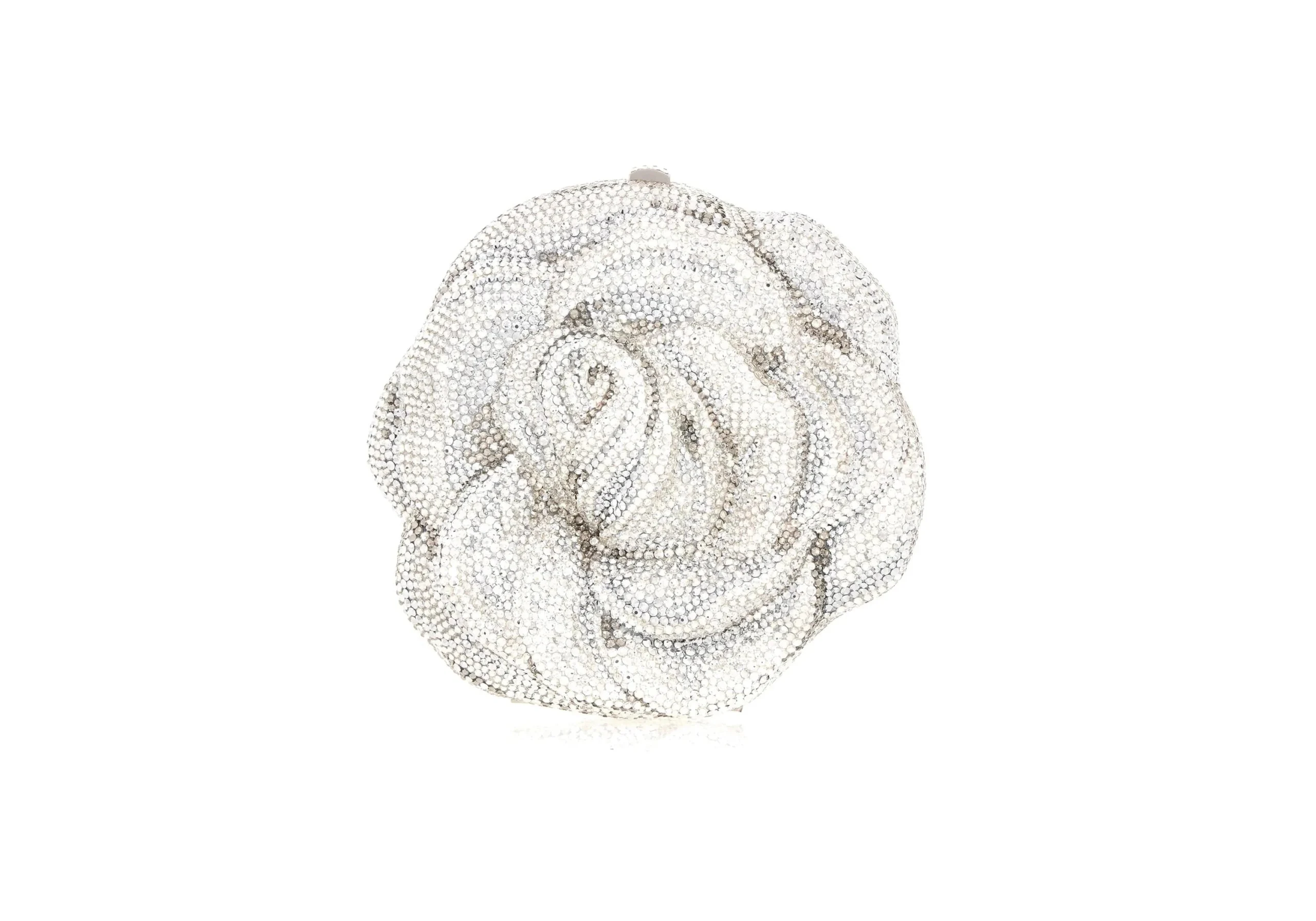 Judith Leiber Rose Desiree Silver Clutch - Judith Leiber Crystal Clutch - Luxury Evening Bag - Shop at Luxury Shoes Judith Leiber Rose Desiree Silver Clutch - Judith Leiber Crystal Clutch - Luxury Evening Bag - Shop at Luxury Shoes