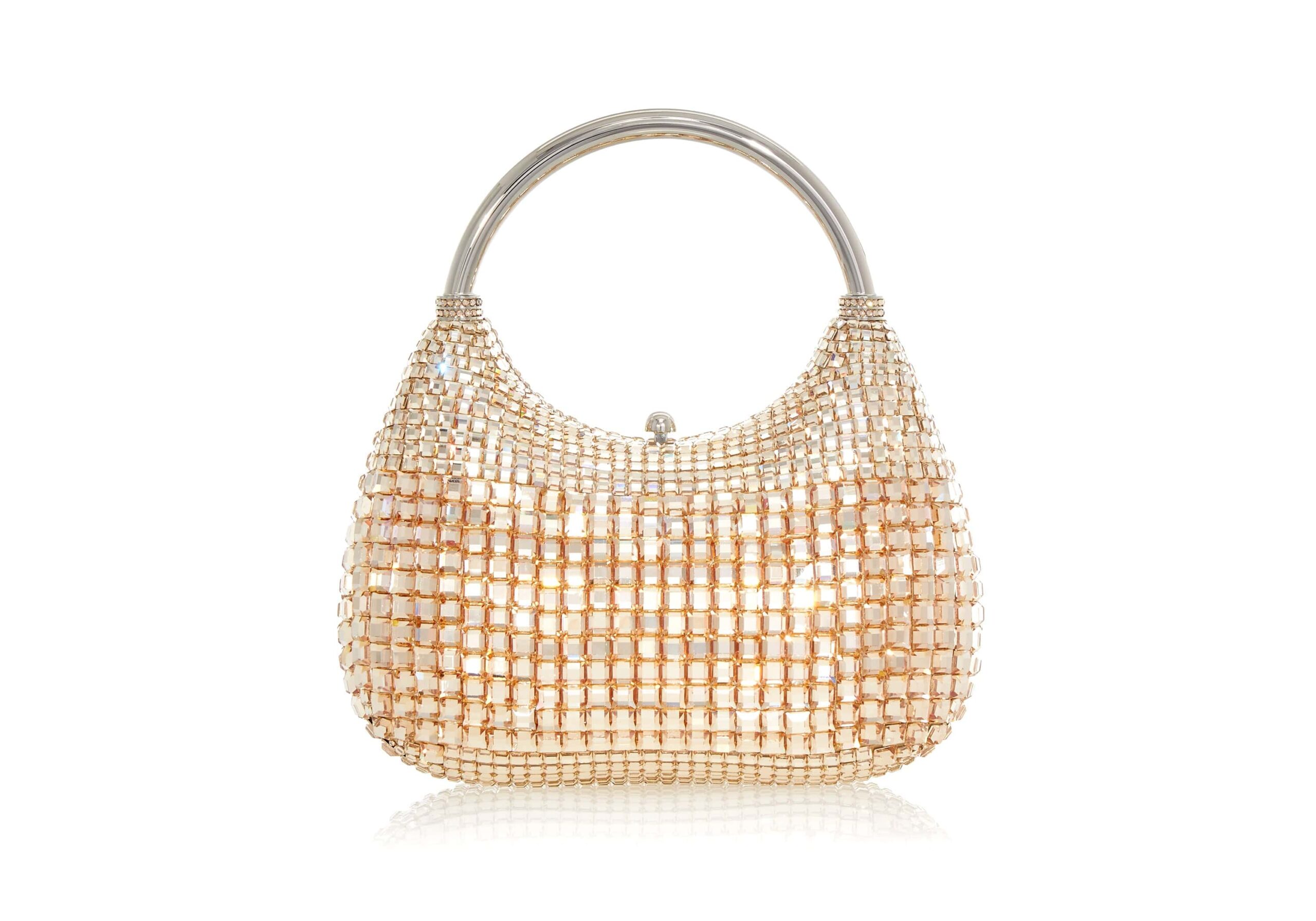 Judith Leiber Top Handle Squares Champagne - Judith Leiber Crystal Clutch - Luxury Evening Bag - Shop at Luxury Shoes Judith Leiber Top Handle Squares Champagne - Judith Leiber Crystal Clutch - Luxury Evening Bag - Shop at Luxury Shoes