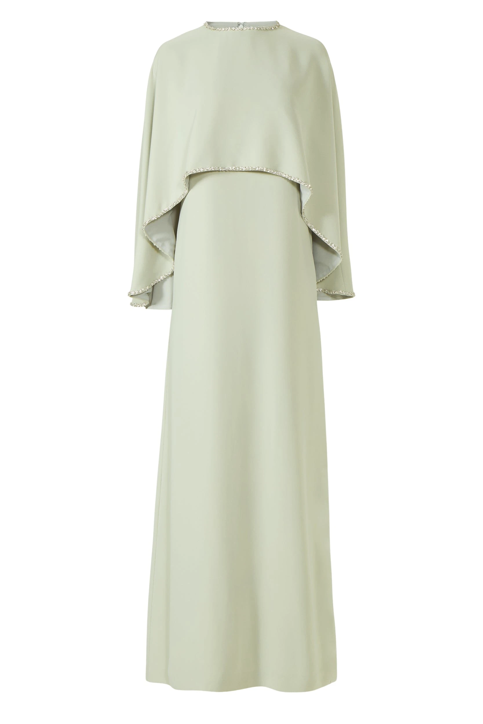 Karolina-Crepe-Cape-Column-Gown-Costarellos-Dresses88872_nobg Costarellos Dresses - Romantic Greek Lace - Shop at Luxury Shoes