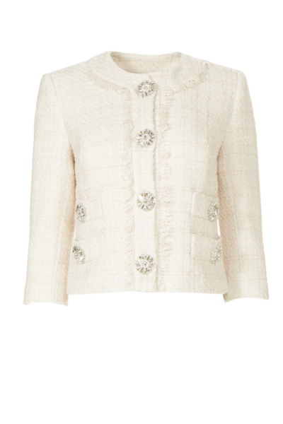Costarellos Coats - Romantic Greek Lace - Shop at Luxury Shoes 