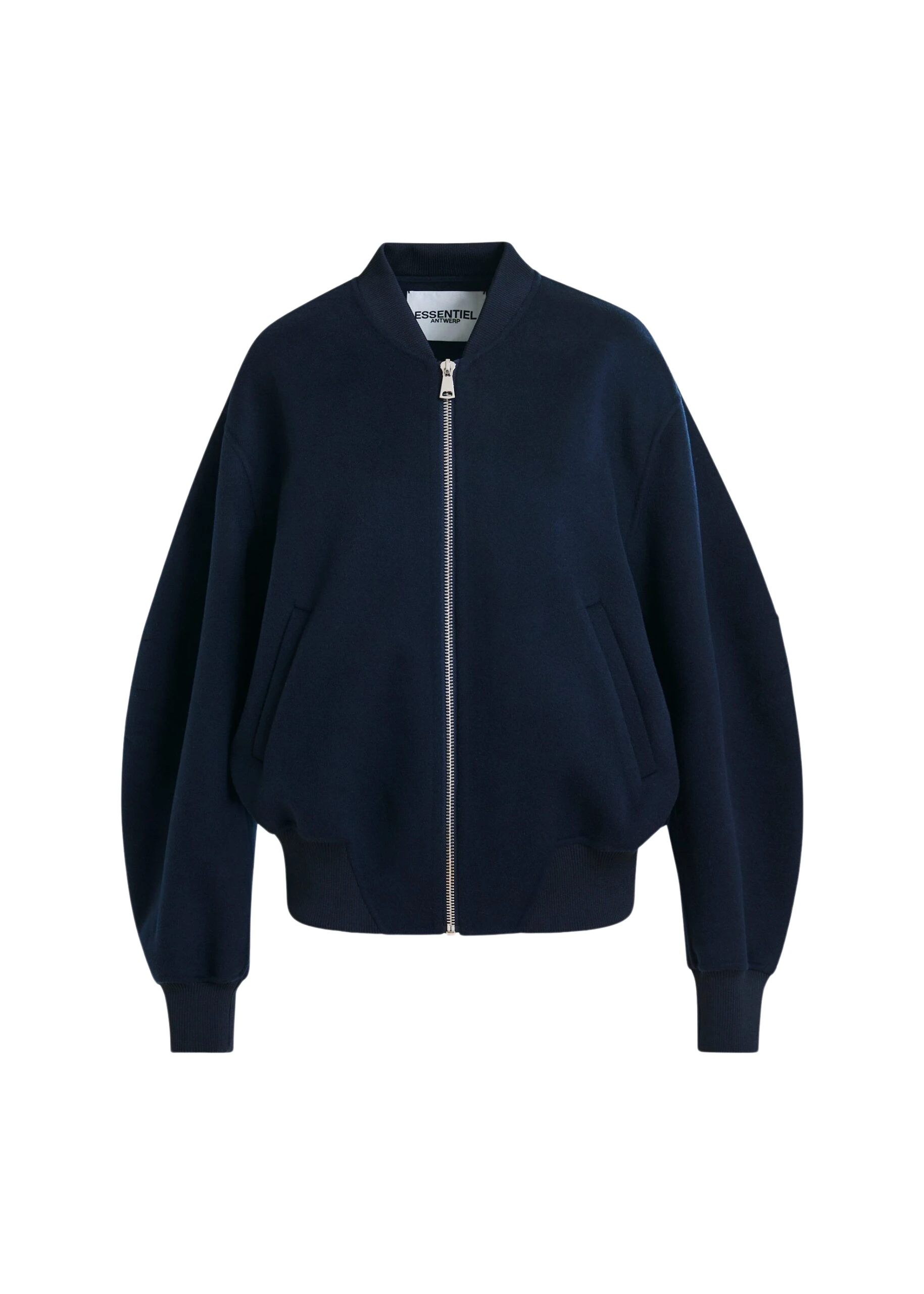 Navy-oversized-wool-bomber-jacket-Essentiel-Antwerp-Jackets-scaled64419_nobg Essentiel Antwerp Navy oversized wool bomber jacket - Essentiel Antwerp Jackets - Colorful Belgian Design - Shop at Luxury Shoes