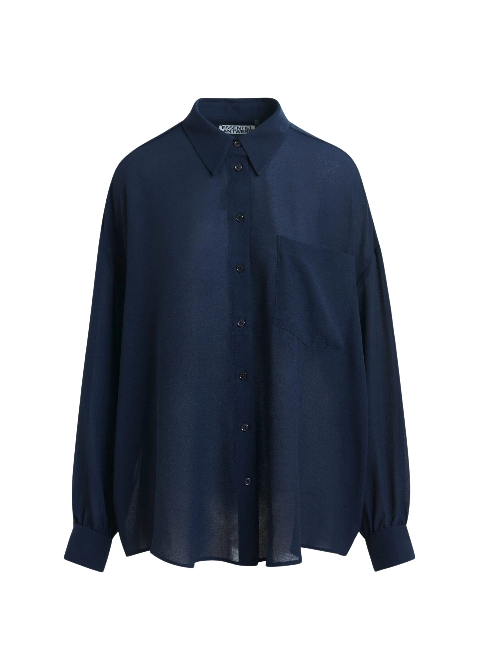 Navy-ruffle-sleeve-shirt-Essentiel-Antwerp-Shirts-scaled66114_nobg Essentiel Antwerp Navy ruffle-sleeve shirt - Essentiel Antwerp Shirts - Colorful Belgian Design - Shop at Luxury Shoes