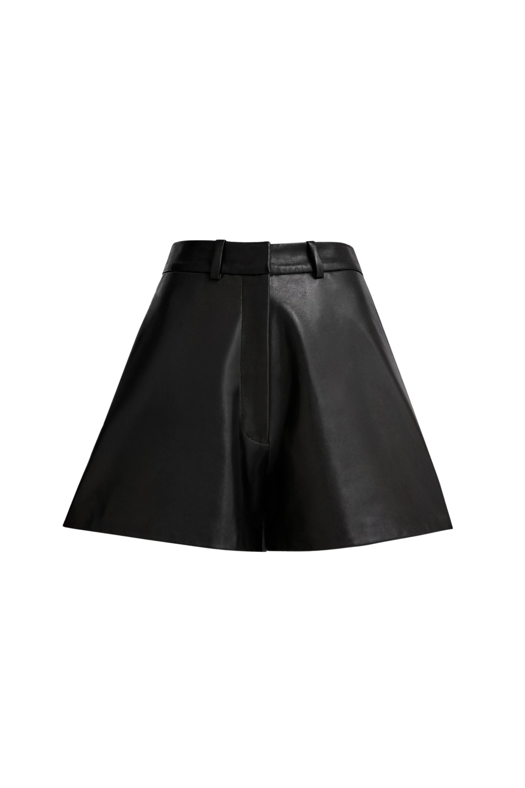 Nour-Hammour-Barrel-Short-Curved-Leather-Bermudas-scaled50308_nobg Nour Hammour Short Color | Barrel Short Curved Leather Bermudas luxury leather Short from Luxury Shoes