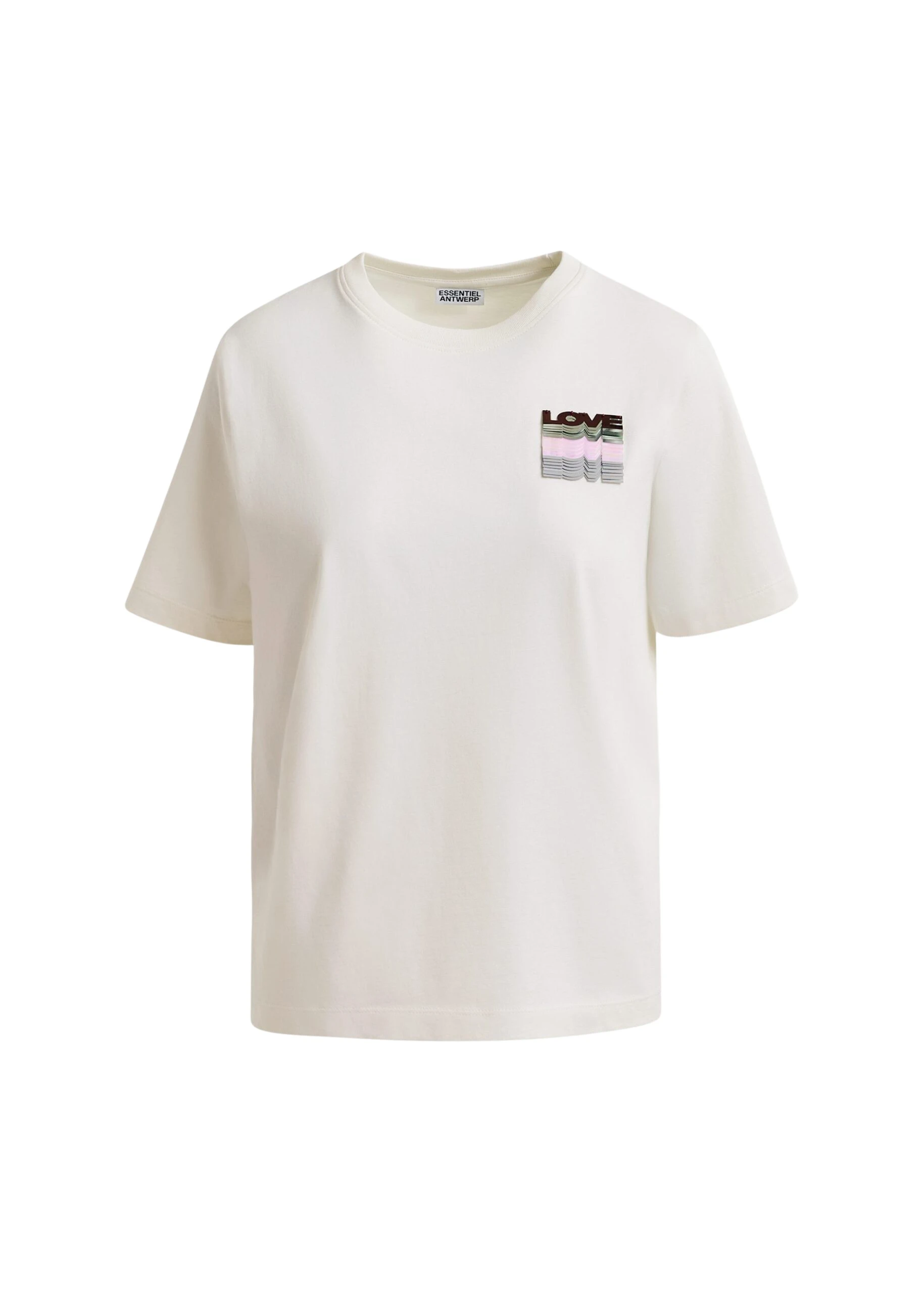 Off-white-and-multicolor-cotton-T-shirt-with-sequin-embroidery-Essentiel-Antwerp-Shirts-scaled75210_nobg Essentiel Antwerp Off-white and multicolor cotton T-shirt with sequin embroidery - Essentiel Antwerp Shirts - Colorful Belgian Design - Shop at Luxury Shoes