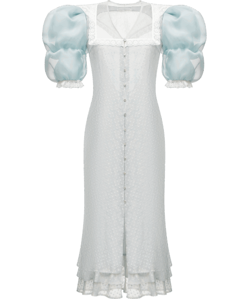Ulyana Sergeenko Cotton dress with signature floral and animal prints - Ulyana Sergeenko Corset Dress - Russian Couture - Shop at Luxury Shoes 
