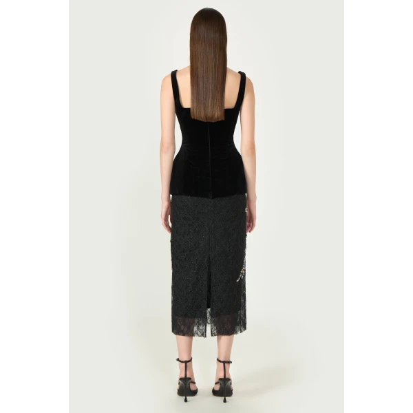 Costarellos Skirts - Romantic Greek Lace - Shop at Luxury Shoes 