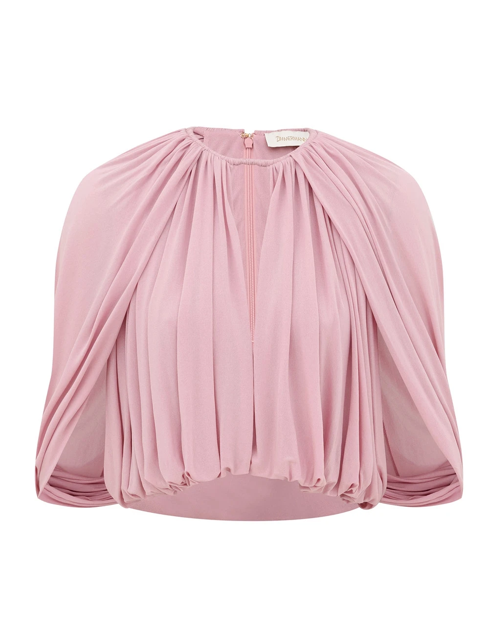Zimmermann Alchemy Caped Blouse | Ready to Wear Collection Luxury Shoes Elevate your elegance in this Zimmermann Tops available now at Luxury Shoes