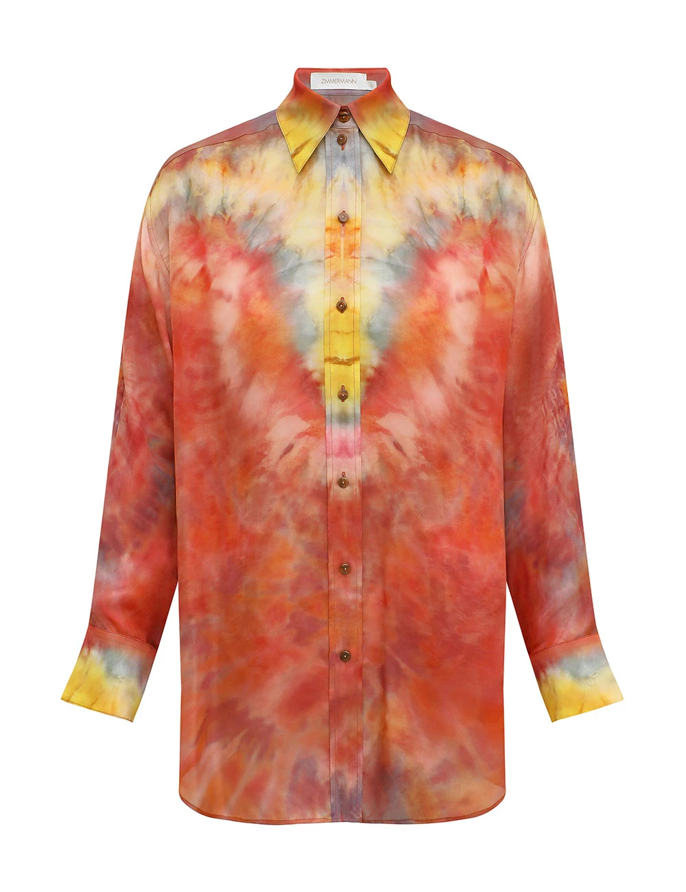 Zimmermann Alchemy Relaxed Satin Shirt | Ready to Wear Collection Luxury Shoes Elevate your elegance in this Zimmermann Tops available now at Luxury Shoes