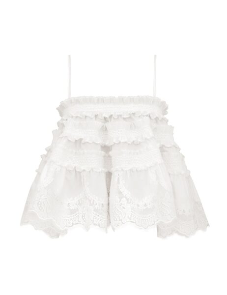 Elevate your elegance in this Zimmermann Tops available now at Luxury Shoes 