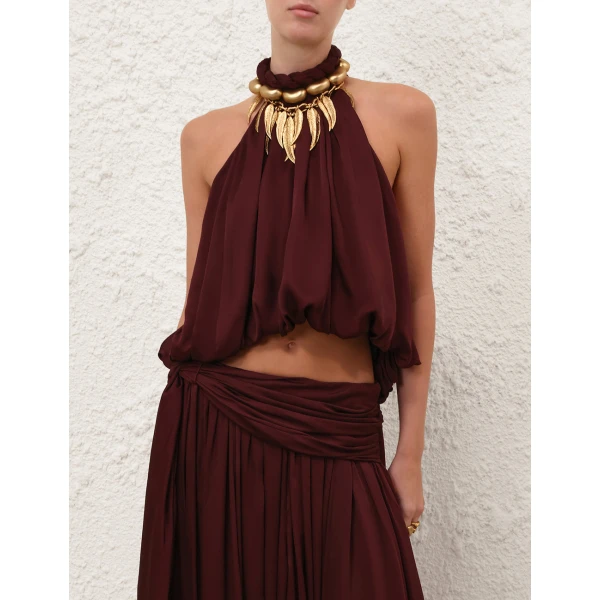 Elevate your elegance in this Zimmermann Tops available now at Luxury Shoes 
