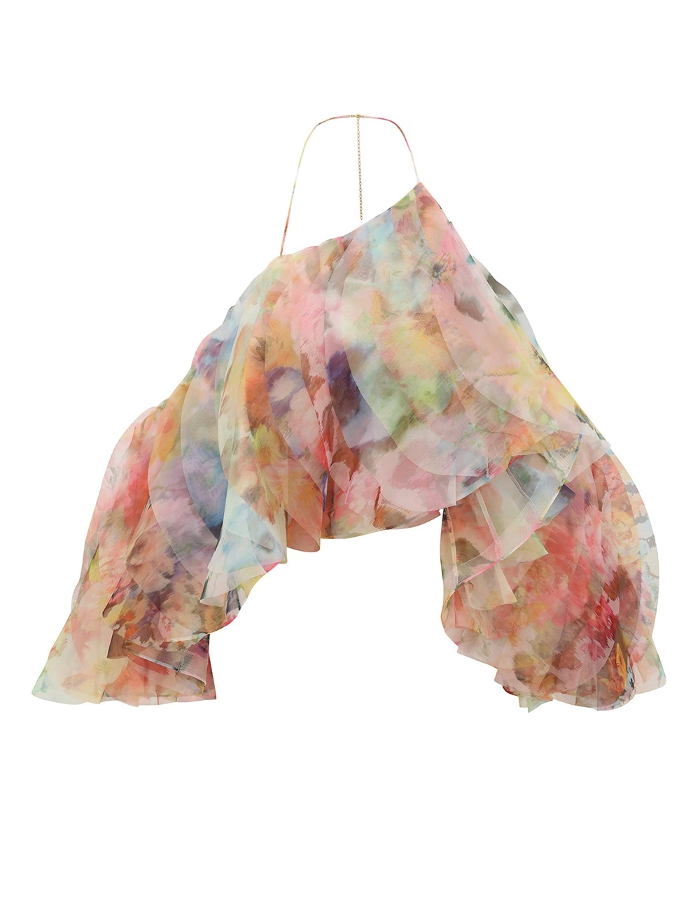 Zimmermann Luna Fanned Camisole | Ready to Wear Collection Luxury Shoes Elevate your elegance in this Zimmermann Tops available now at Luxury Shoes