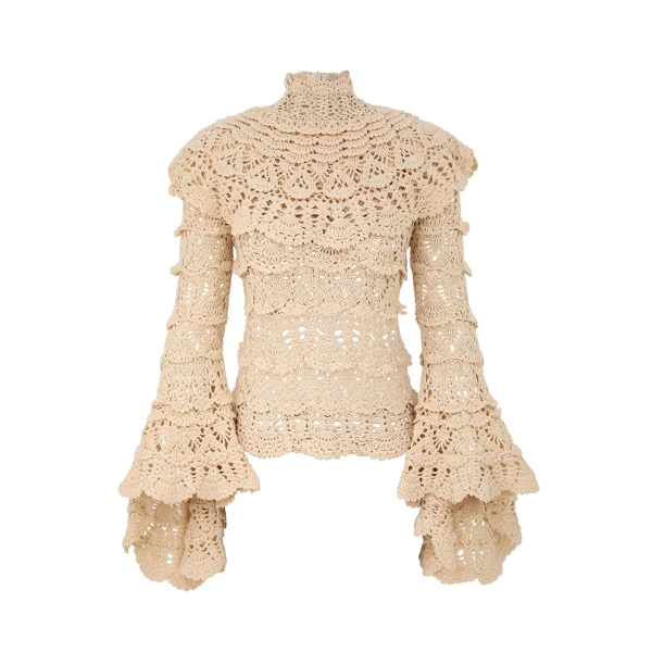 Elevate your elegance in this Zimmermann Knitwear available now at Luxury Shoes 