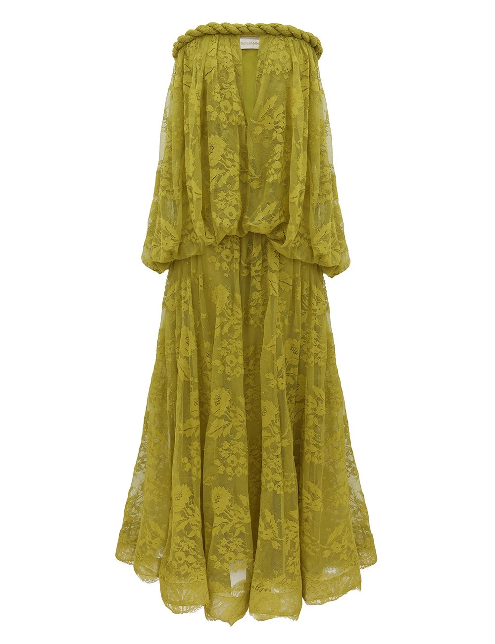 Zimmermann Luna Lace Bandeau Gown | Ready to Wear Collection Luxury Shoes Elevate your elegance in this Zimmermann Dresses available now at Luxury Shoes