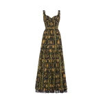 Agua by Agua Bendita Azulejo Cordillera Maxi Dress - Agua By Agua Bendita Dresses - Artisanal Colombian Resort Wear at Luxury Shoes 