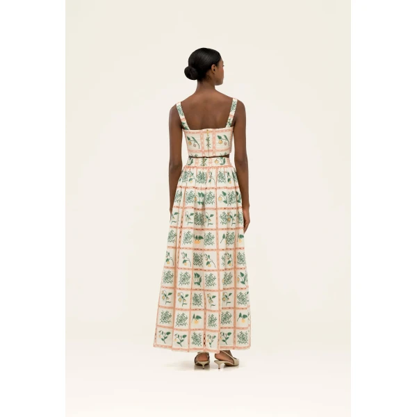 Agua by Agua Bendita Cacao Uchuva Cropped Top - Agua By Agua Bendita Tops - Artisanal Colombian Resort Wear at Luxury Shoes 
