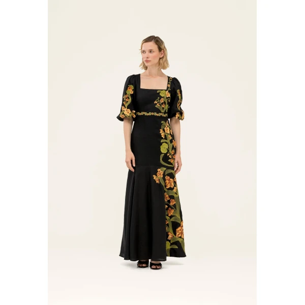 Agua by Agua Bendita Clavel Cordillera Maxi Dress - Agua By Agua Bendita Dresses - Artisanal Colombian Resort Wear at Luxury Shoes 