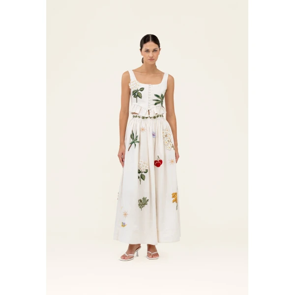 Agua by Agua Bendita Eslabon Wild Cropped Top - Agua By Agua Bendita Tops - Artisanal Colombian Resort Wear at Luxury Shoes 