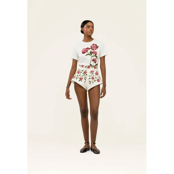 Agua by Agua Bendita Gatti Quebrada Shorts - Agua By Agua Bendita Shorts - Artisanal Colombian Resort Wear at Luxury Shoes 