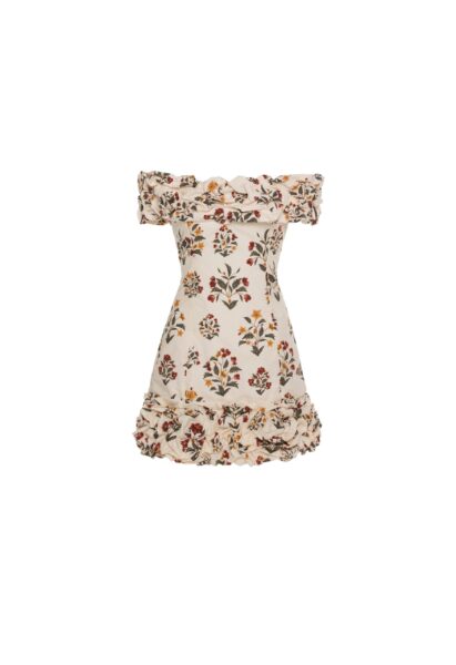 Agua by Agua Bendita Jardín Andes Mini Dress - Agua By Agua Bendita Dresses - Artisanal Colombian Resort Wear at Luxury Shoes 