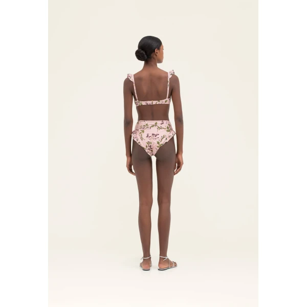Agua by Agua Bendita Kiwi Wisteria Bikini Top - Agua By Agua Bendita Beachwear - Artisanal Colombian Resort Wear at Luxury Shoes 