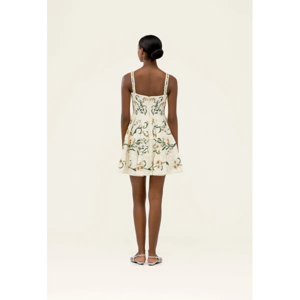 Agua by Agua Bendita Lima Laguna Mini Dress - Agua By Agua Bendita Dresses - Artisanal Colombian Resort Wear at Luxury Shoes 