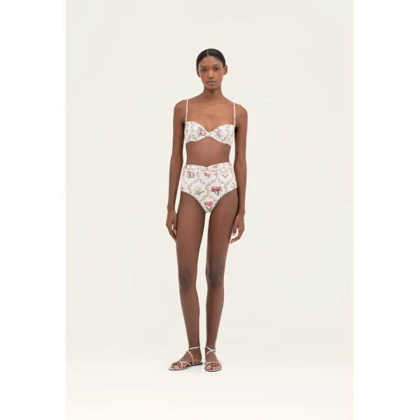 Agua by Agua Bendita Magdalena Orquidea Bikini Top - Agua By Agua Bendita Beachwear - Artisanal Colombian Resort Wear at Luxury Shoes 