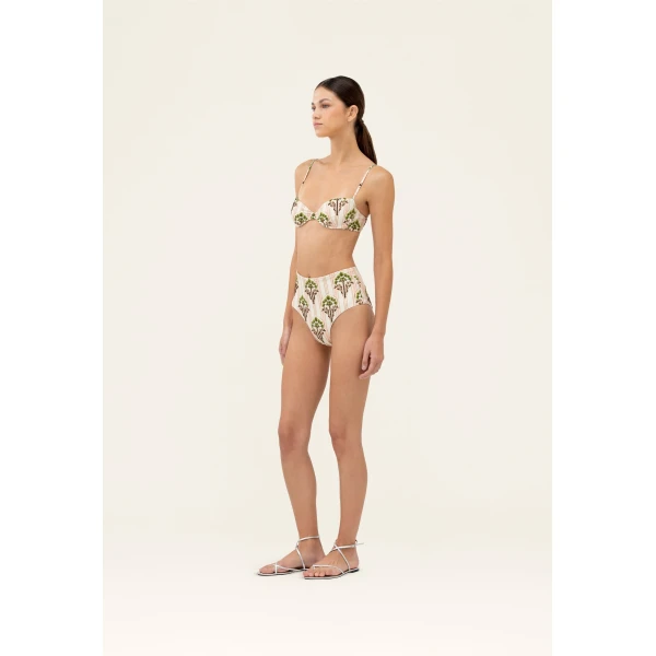 Agua by Agua Bendita Magenta Moriche Bikini Bottom - Agua By Agua Bendita Beachwear - Artisanal Colombian Resort Wear at Luxury Shoes 