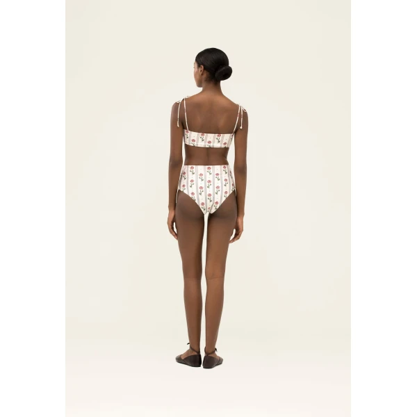 Agua by Agua Bendita Magenta Quebrada Bikini Bottom - Agua By Agua Bendita Beachwear - Artisanal Colombian Resort Wear at Luxury Shoes 
