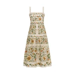 Agua by Agua Bendita Níspero Uchuva Midi Dress - Agua By Agua Bendita Dresses - Artisanal Colombian Resort Wear at Luxury Shoes 