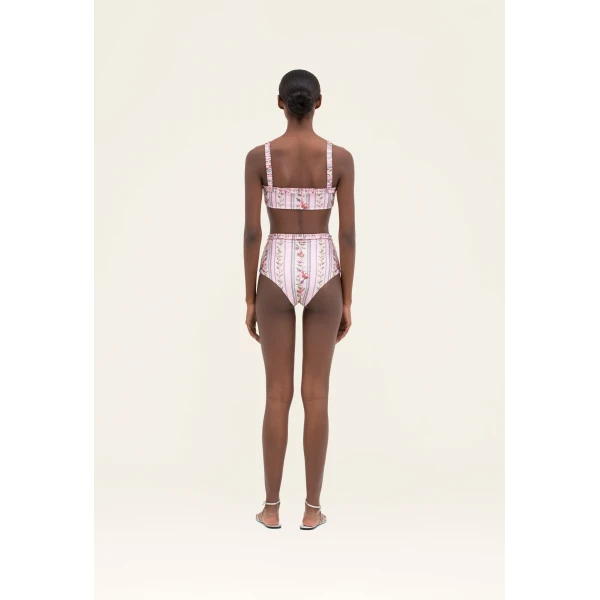 Agua by Agua Bendita Nopal Honeysuckle Bikini Bottom - Agua By Agua Bendita Beachwear - Artisanal Colombian Resort Wear at Luxury Shoes 