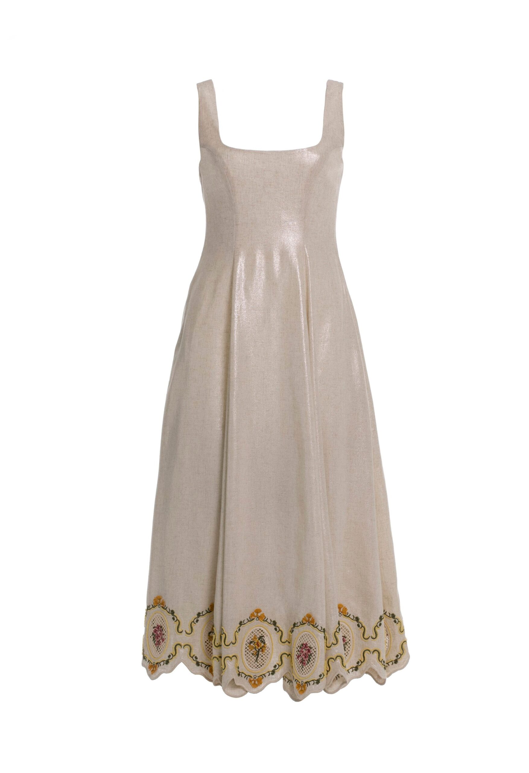 - Agua By Agua Bendita Dresses - Artisanal Colombian Resort Wear at Luxury Shoes Agua by Agua Bendita Pistilo Cordillera Midi Dress - Agua By Agua Bendita Dresses - Artisanal Colombian Resort Wear at Luxury Shoes