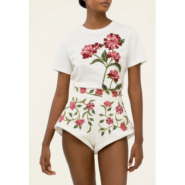 Agua by Agua Bendita Sama Quebrada T-Shirt - Agua By Agua Bendita Tops - Artisanal Colombian Resort Wear at Luxury Shoes 
