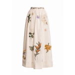 Agua by Agua Bendita Tangelo Wild Maxi Skirt - Agua By Agua Bendita Skirts - Artisanal Colombian Resort Wear at Luxury Shoes 
