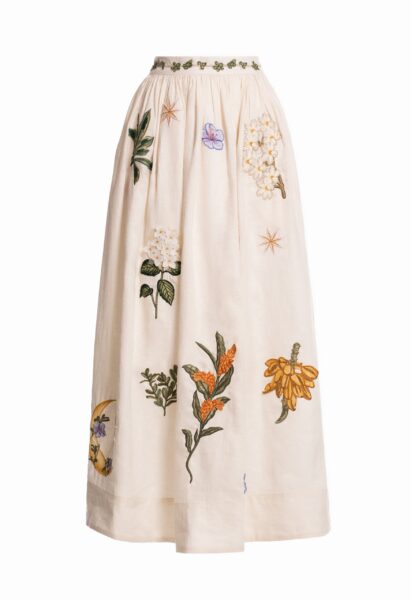 Agua by Agua Bendita Tangelo Wild Maxi Skirt - Agua By Agua Bendita Skirts - Artisanal Colombian Resort Wear at Luxury Shoes 