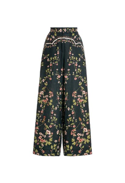 Agua by Agua Bendita Tota Mosquetero Trousers - Agua By Agua Bendita Pants - Artisanal Colombian Resort Wear at Luxury Shoes 