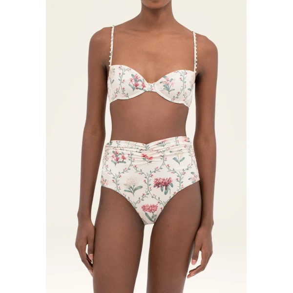 Agua by Agua Bendita Vaiven Orquidea Bikini Bottom - Agua By Agua Bendita Beachwear - Artisanal Colombian Resort Wear at Luxury Shoes 