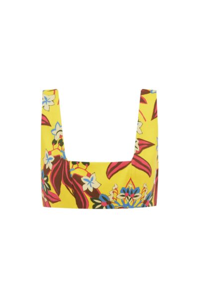 Alemais Leo Top  Sustainable Tops with Alemais print -  Luxury Handbags Australian Designer