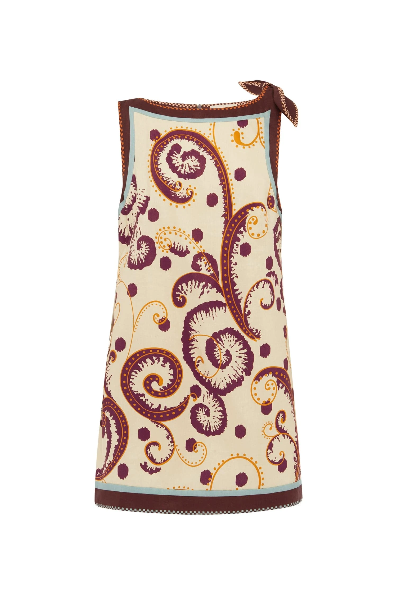 Wilson Mini Dress by Alemais - Dresses Alemais Wilson Mini Dress Sustainable Dresses with Alemais print - Luxury Handbags Australian Designer
