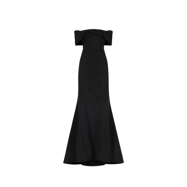 Oscar de la Renta Drape-Detailed Trumpet Gown - Dresses - American Luxury Evening Wear at Luxury Shoes 