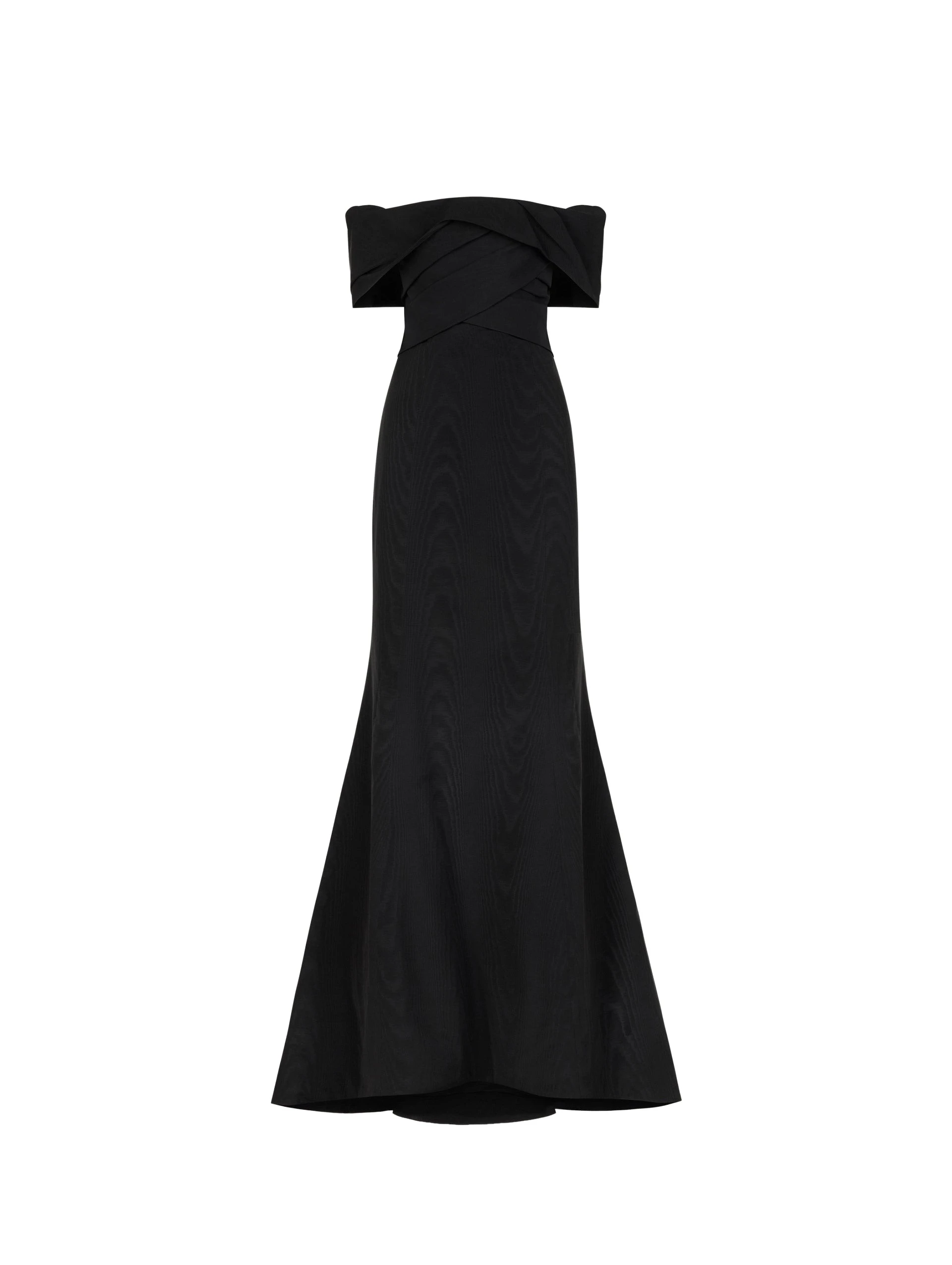 Drape-Detailed-Trumpet-Gown-Oscar-de-la-Renta-Dresses47560_nobg Oscar de la Renta Drape-Detailed Trumpet Gown - Dresses - American Luxury Evening Wear at Luxury Shoes