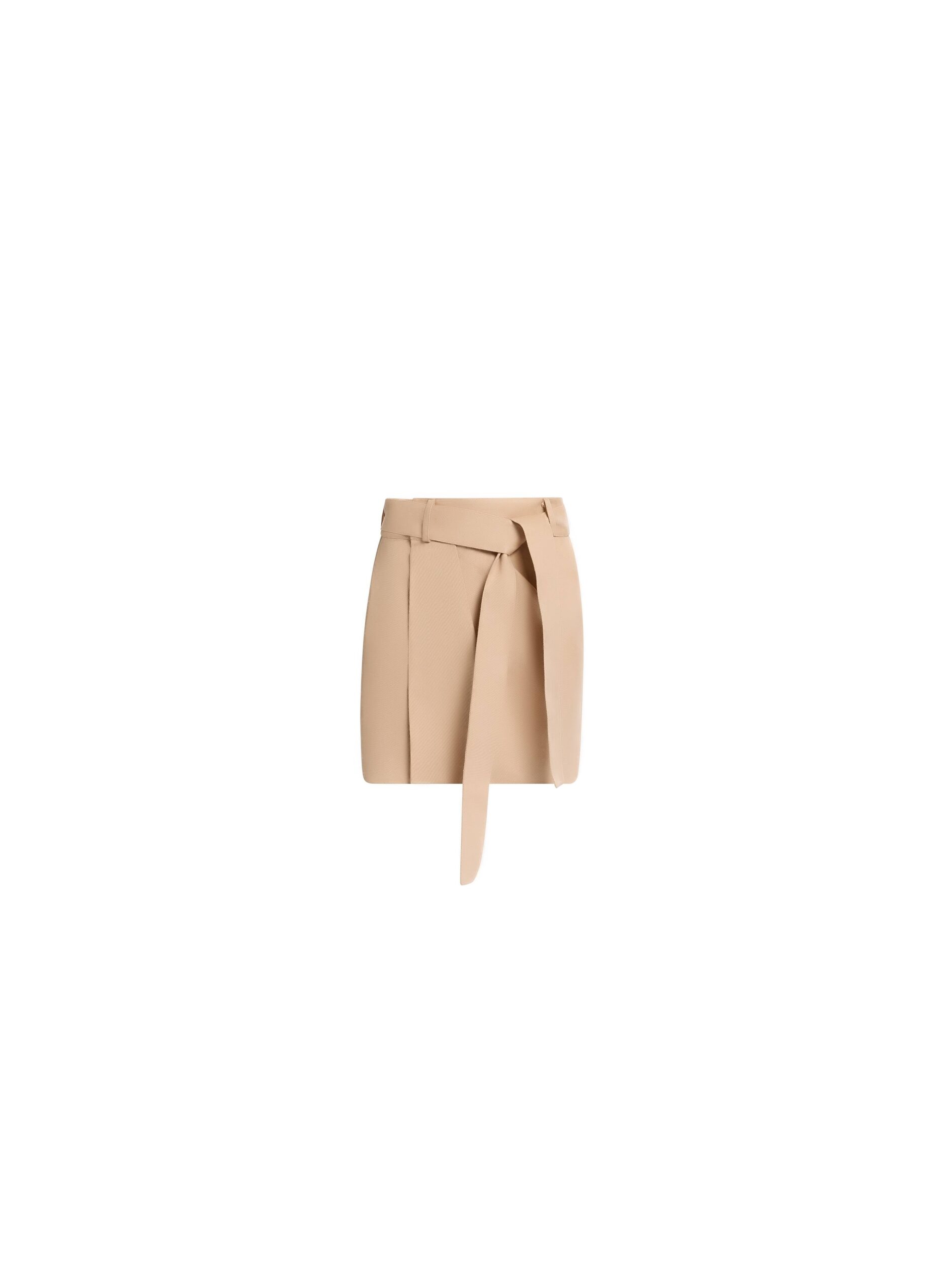 Elie Saab Drill Skirt Elie Saab Drill Skirt in Brown featuring 57% Polyester