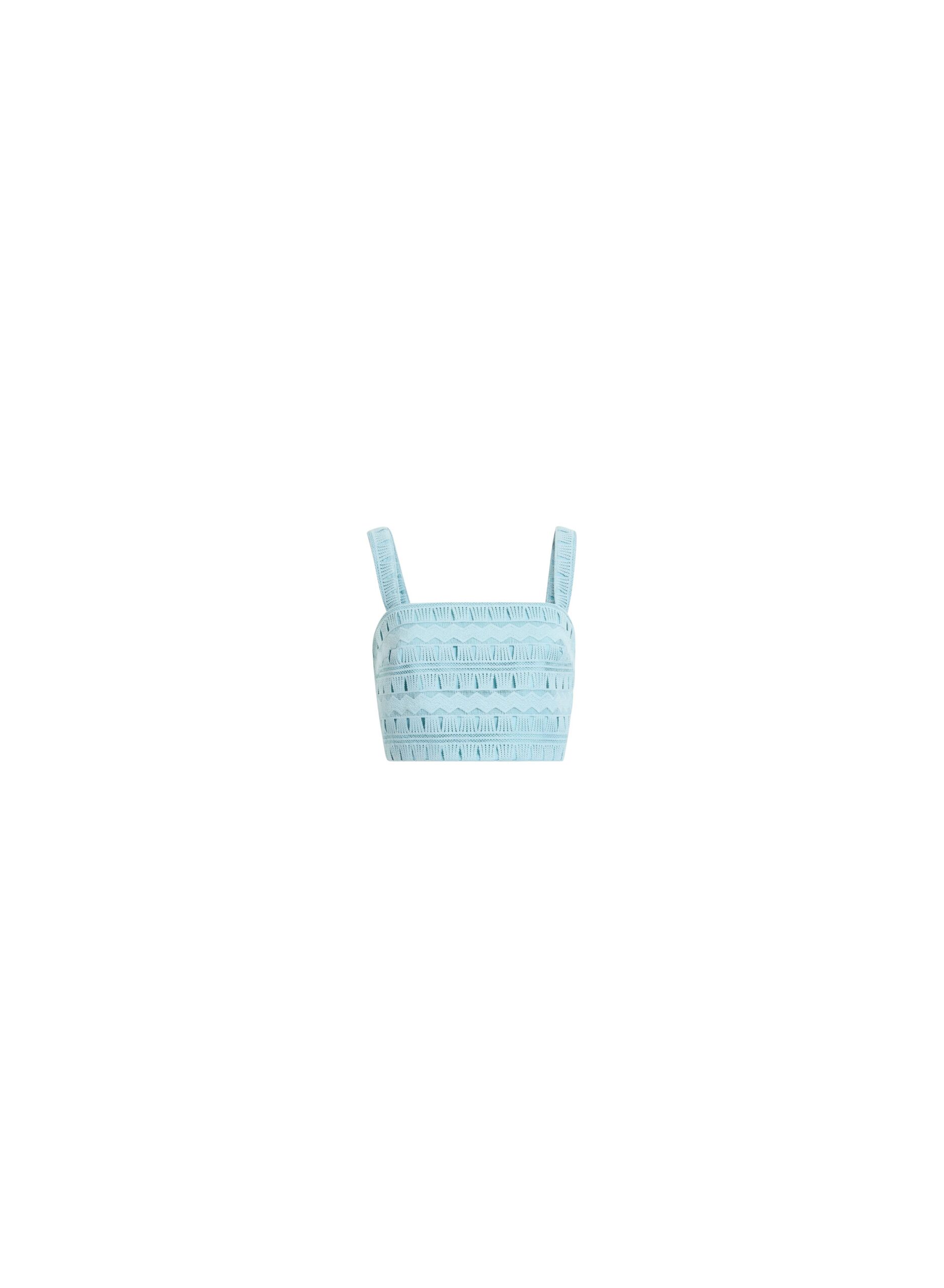 Elie Saab Macramé Crop Top Elie Saab Macramé Crop Top in Blue featuring – Luxury Designer Fashion at Luxury Shoes .