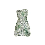 Oscar de la Renta Geometric Sequin Rosette Mini Dress - Dresses - American Luxury Evening Wear at Luxury Shoes 